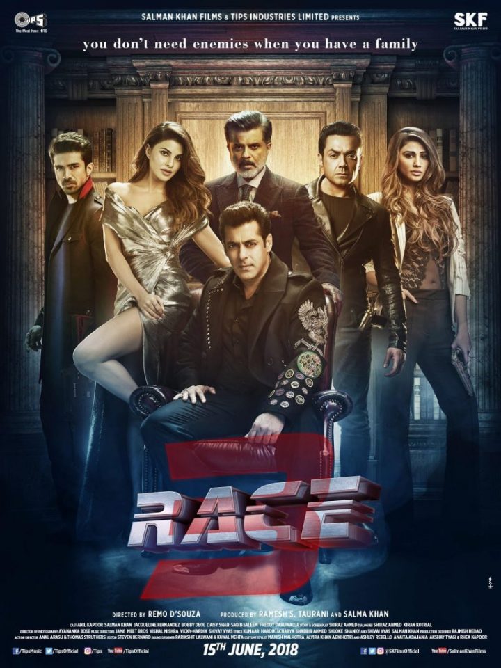 Race 3 final poster out! It’s a full house with Salman, Jacqueline, Bobby, Daisy, Anil, Saqib looking smashing together