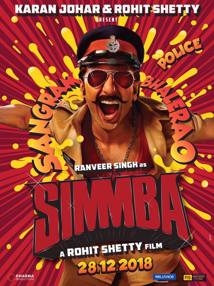 Ranveer Singh Turns Cop For Rohit Shetty’s Simmba; Release Date & Poster Revealed!